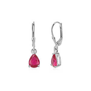 Pendientes de gota de rubí a la moda para mujer Accesorio de moda elegante y elegante - Product Image 1