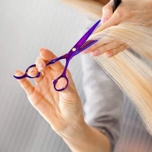 ชุดกรรไกรตัดผมสแตนเลสกรรไกรตัดผมอเนกประสงค์สำหรับร้านเสริมสวยกรรไกรตัดผมตรง - Product Image 6