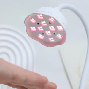 Smart Rechargeable Nail Table Dryer Flexible Desktop Curing Light Gel Tips Supplies UV Lamp