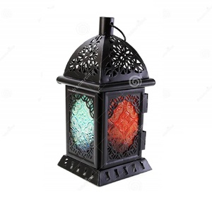 Linternas de metal de calidad superior disponibles varios estilos y tamaños para interiores y exteriores de proveedor de confianza con capa de polvo negro - Product Image 3