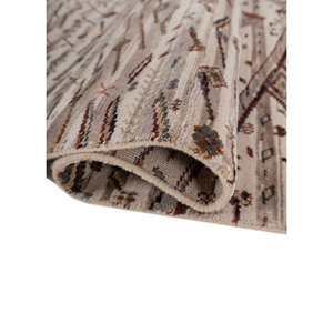 Manchaha Geometric Pattern Hand Knotted Wool & Bamboo <b>Silk</b> Rug <b>Red</b> & Orange-For Home Use Les-2747 - Product Image 2