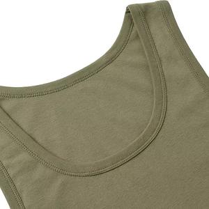 Camiseta sin Mangas con Estampado a Cuadros de Secado Rápido, Ecológica y Personalizada, de Alta Calidad, Ajustada, de Poliéster/Algodón Acanalado, para Gimnasio, Entrenamiento, Ropa Deportiva Urbana para Hombre - Product Image 5