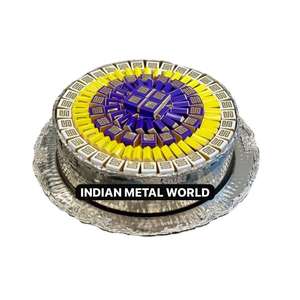 Banquete DE BODA Ramadán Chocolate dulce servidor tazón y platos mejor calidad Metal servir tazón con asa en precio asequible - Product Image 3