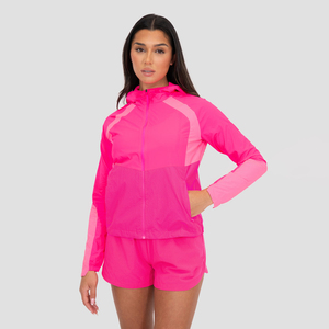 เสื้อแจ็คเก็ตผ้าแคนวาสสำหรับผู้หญิง - กันน้ำและระบายอากาศได้ดี เป็นมิตรกับสิ่งแวดล้อม ออกแบบมาเพื่อการเคลื่อนไหวที่คล่องตัวในลมเบา - Product Image 1