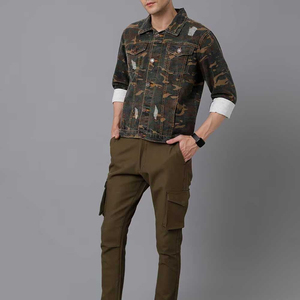 Moda nueva chaqueta de camarero de manga larga de invierno camisas de cocinero para barbacoa panadería restaurante Bar hombres chaquetas de mezclilla de invierno OEM - Product Image 4