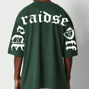 เสื้อยืดโอเวอร์ไซส์พิมพ์ลายสกรีนเสื้อยืดไหล่ไหล่แบบ Boxy - Product Image 4