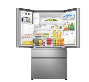 ¡Consíguelo Ahora! Refrigerador Eléctrico Inteligente de 4 Puertas PureFlat de Profundidad Estándar, 25.6 pies cúbicos, 36 pulgadas de Ancho, con Puertas Francesas y Máquina de Hielo, Independiente - Product Image 1