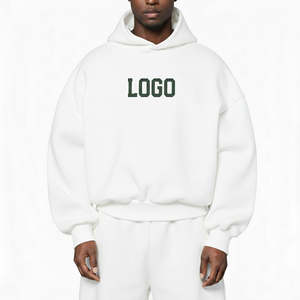 Sweat-shirts à capuche surdimensionnés de haute qualité, coupe ample, 100% coton, 400/450 g/m², superbe molleton, logos personnalisés, sweat-shirts pour hommes - Product Image 5