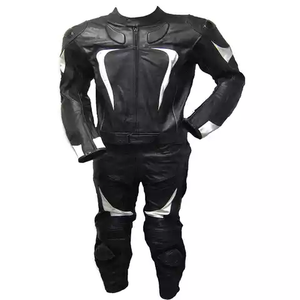 ชุดแข่งมอเตอร์ไซด์หนังสำหรับผู้ชายชุดเล่นกีฬาแบบปรับได้สำหรับมืออาชีพ - Product Image 1