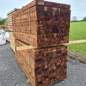 <b>High</b> Quality Pine <b>Wood</b> Boards for Railway <b>Sleepers</b> Durable Cement <b>Sleepers</b> and Building Materials Wholesale New Condition - Product Image 2