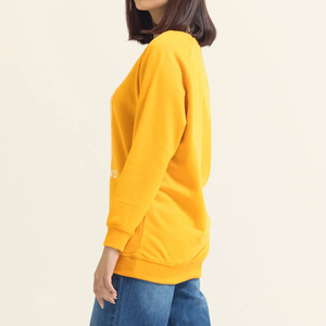 2023 venta al por mayor de algodón de alta calidad de gran tamaño liso mujeres nuevo estilo sudadera con su propio logotipo - Product Image 4