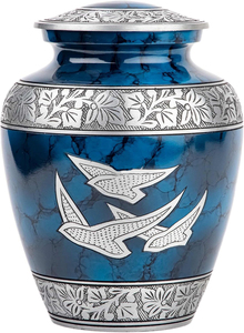 Modern Design American Style Brown Metal Handmade Customized Cremation Urns for Human Pet Ashes Tabletop <b>Vase</b> Function Latest - Product Image 2