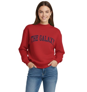 Sweat-shirt à col montant personnalisable en molleton respirant et écoresponsable pour femme, collection automne/hiver, style streetwear - Product Image 1