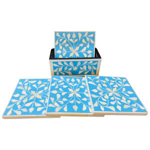 Posavasos de Nácar en Tonos Neutros, Elegantes Accesorios Decorativos para Mesa Hechos a Mano con Conchas, Protección OEM ODM, Artesanos Vietnamitas - Product Image 4