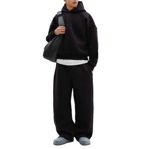 High Quality Cotton Thick <b>Baggy</b> Oversize Casual Tracksuit Men Trending XL Plus Size Winter Sport <b>Jogger</b> Breathable Eco-Friendly - Product Image 4