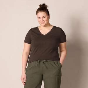 Dynamic Women Summer Tshirt Slim Fit Breathable Eco-Friendly Quick Dry Soft Plus Size Light Motion Easy Flex Sleek Clean Line - Product Image 5