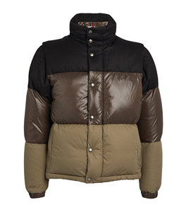 Chaqueta de Plumón para Hombre con Bloques de Color Personalizados, Chaqueta Abrigada con Cuello Alto Brillante, Chaqueta Gruesa de Plumón para Hombre - Product Image 4