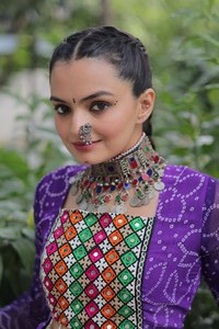 NEW Women's GOWNS BANDHANI PRINT WORK with KUTCH GAMTHI REGULAR REVERSIBLE CASUAL All Seasons Wedding/Diwali - Product Image 3