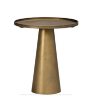 Meilleure vente Table basse ronde en métal doré avec plateau en bois de haute qualité Grand design traditionnel de haute qualité-Prix de gros