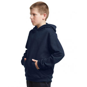 Otoño Invierno niños sudaderas con capucha de algodón liso de moda con cremallera personalizada precio al por mayor bebé cuello con capucha hecho para niños - Product Image 3