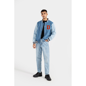 Custom OEM Outdoor Varsity Jacket Custom Logo Custom Embroidery Men Street Wear Light Varsity Jackets - Product Image 5