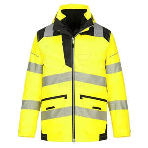 Veste de travail de sécurité robuste pour hommes, vêtements de travail industriels renforcés pour la construction, le travail en bord de route - Product Image 2