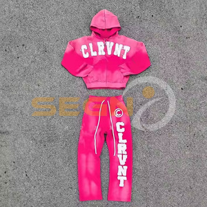 ชุดวอร์มพลอยเทียมสำหรับผู้ชายชุดวอร์มและกางเกงวิ่งสำหรับผู้ชาย - Product Image 3