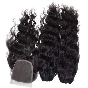 วิกผมลอนลึกเวียดนาม5x5 HD สำหรับการปิดส่วนหน้าผากผมต่อแบบมนุษย์ธรรมชาติทำจากเส้นด้าย - Product Image 3