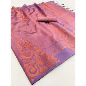 Collection de vêtements de mariage et de fête pour femmes Saree Blouse en soie avec cuivre Zari Work Indien Exportateur et fournisseur de la mode féminine - Product Image 1