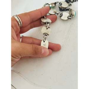 Ensemble de colliers Lariat en turquoise de montagne Sonoran et argent sterling Betta Lee, bijoux fins - Product Image 6