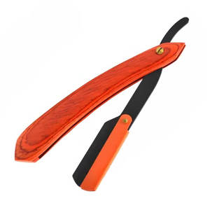 Maquinilla de afeitar recta clásica de la mejor calidad, acero inoxidable, seguridad para dar forma al cabello y afeitarse la barba para uso facial - Product Image 2