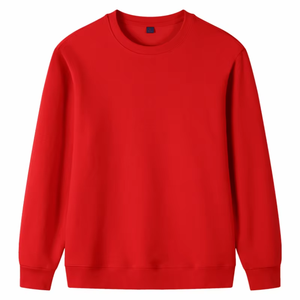 Logo personnalisé imprimé hommes femmes pulls à col en coton à la mode pull tricoté 9 couleurs groupe personnel marque automne - Product Image 1