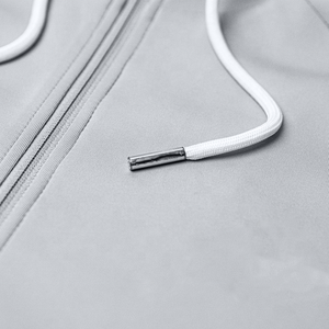 Ensemble de survêtement de jogging décontracté pour homme d'hiver, à capuche, respirant, à fermeture éclair intégrale, manches longues, vêtements de sport, logo personnalisé imprimé, polaire - Product Image 3