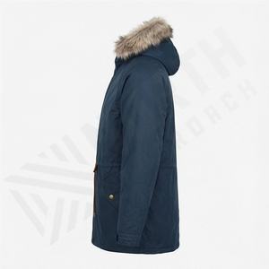 Veste parka pour homme de qualité avec logo personnalisé, taille plus, manteaux personnalisés, vêtements d'extérieur chauds et coupe-vent pour l'hiver, tendance - Product Image 3