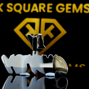 Custom Letter Hip Hop Pendant, Custom Your Letter, Men's Hip Hop <b>Number</b> Pendant, Moissanite Pendant, Ice Out Hip Hop Jewelry - Product Image 3