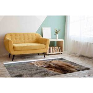 Alfombra de Lana Chenilla Estampada con Diseño de Patchwork, Respaldo de Látex Ecológico, Decoración Rústica y de Entrada, Regalo Personalizado - Product Image 4