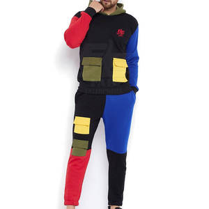 Ensemble de survêtements de sport personnalisés pour hommes, design élégant, tissu à capuche évacuant la sueur pour l'entraînement, les voyages et l'hiver - Product Image 5