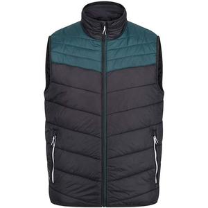 Gilet sans manches matelassé à fermeture éclair chaud et léger pour l'hiver avec logo personnalisé pour hommes Gilet style décontracté Gilet bouffant pour l'extérieur - Product Image 4