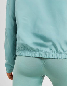 Échantillon de fabrication Veste coupe-vent imperméable personnalisée pour femmes Veste coupe-vent de piste à fermeture éclair de haute qualité pour femmes - Product Image 5