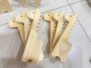 Juego de Recortes de Animales de Madera Ecológica, Juguetes Montessori para Niños, Figuras Educativas de Madera Natural para Artes y Manualidades Creativas - Product Image 4