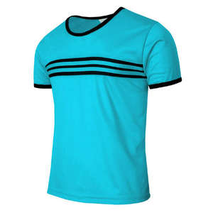 เสื้อยืดแขนสั้นออกกำลังกาย ดีไซน์ล่าสุดจากผู้ผลิต OEM เสื้อผ้ากีฬาขายดี เสื้อยืดฮิปฮอปสำหรับผู้ชาย - Product Image 1