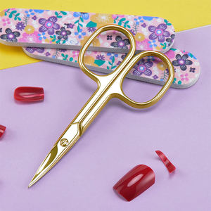 Full Gold Cuticle <b>Nail</b> <b>Scissors</b> German Stainless Steel Extra Fine Point 3.5" Manicure <b>Scissors</b> <b>for</b> Beauty - Product Image 6