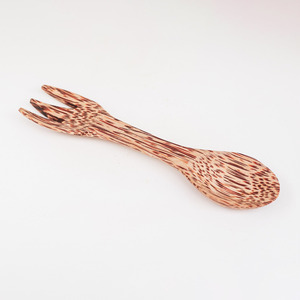 ช้อนไม้แบบ2-in-1เหมาะสำหรับการเดินทางแคมป์ปิ้งกลางแจ้ง - Product Image 3