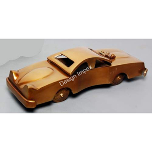 โบราณชุบทองของเล่นรถโลโก้ของคุณรูปแบบตกแต่งภายในรถอุปกรณ์เสริมอลูมิเนียมล่าสุดตู้โชว์รถสําหรับของขวัญเด็ก - Product Image 5