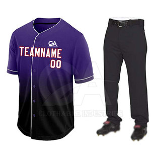 ชุดกีฬาเบสบอลระบายอากาศได้ดีชุดเครื่องแบบคลาสสิกดีไซน์ใหม่มีลายพิมพ์ - Product Image 1
