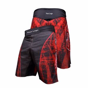 กางเกงขาสั้น MMA แบบซับลิเมชันตามสั่งเตะชกมวยมวยไทยยืดได้ใช้ในยิม - Product Image 4