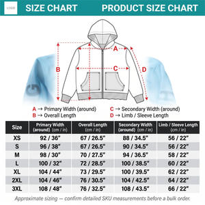Hoodie oversize court respirant et durable avec fermeture éclair, broderie, lettres et appliques en strass, en molleton bouclette de bambou, service OEM - Product Image 5