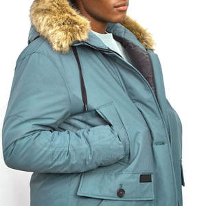 Parka classique pour homme, fabriqué dans les meilleurs matériaux, service OEM, design classique, port confortable, faible MOQ - Product Image 3