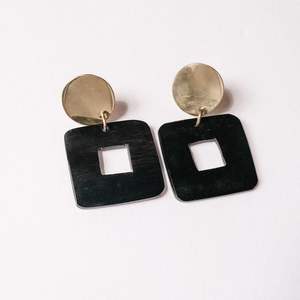 Fashion Irregular <b>Resin</b> Statement Earrings Personalized Colorful Square Acrylic Dangle Earrings Women Bh <b>Crafts</b> <b>Resin</b> <b>Crafts</b> - Product Image 3