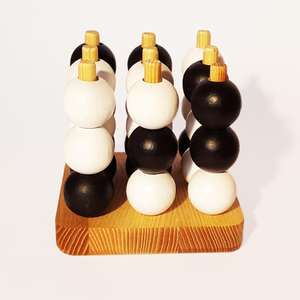 Jeu de société Tic Tac Toe 3D, parfait pour développer la logique, la patience et les capacités de résolution de problèmes tout en profitant de plusieurs heures de jeu de société - Product Image 2